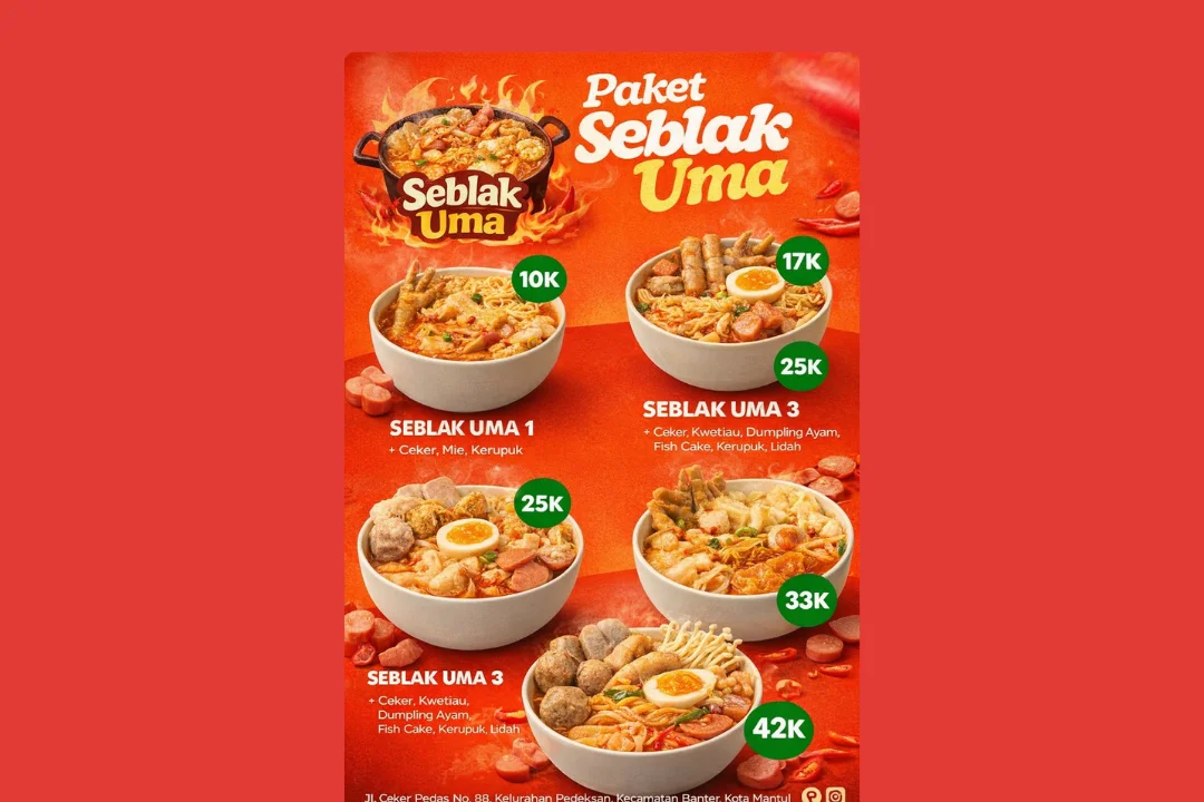 Gambar 7 untuk Desain Menu